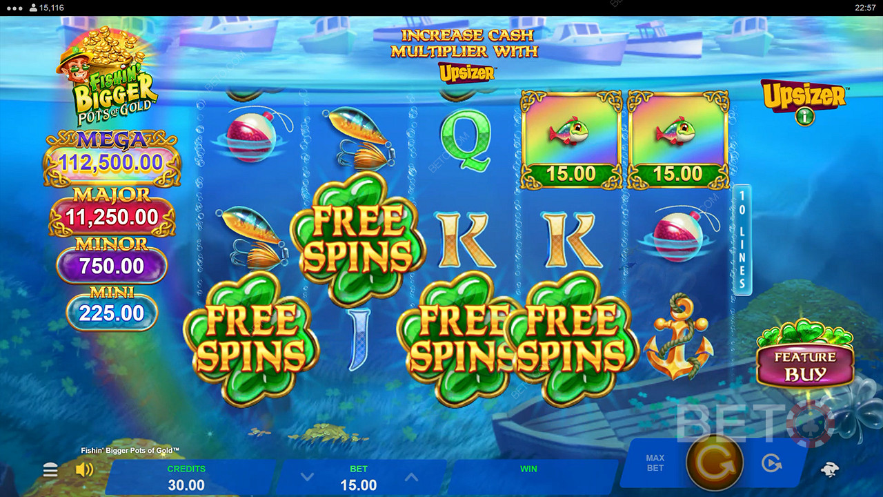 Fishin' BIGGER Pots Of Gold Gioco Gratuito