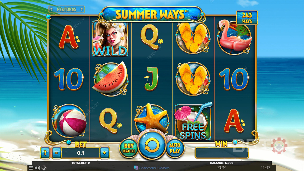 Recensione di Summer Ways da parte di BETO Slots
