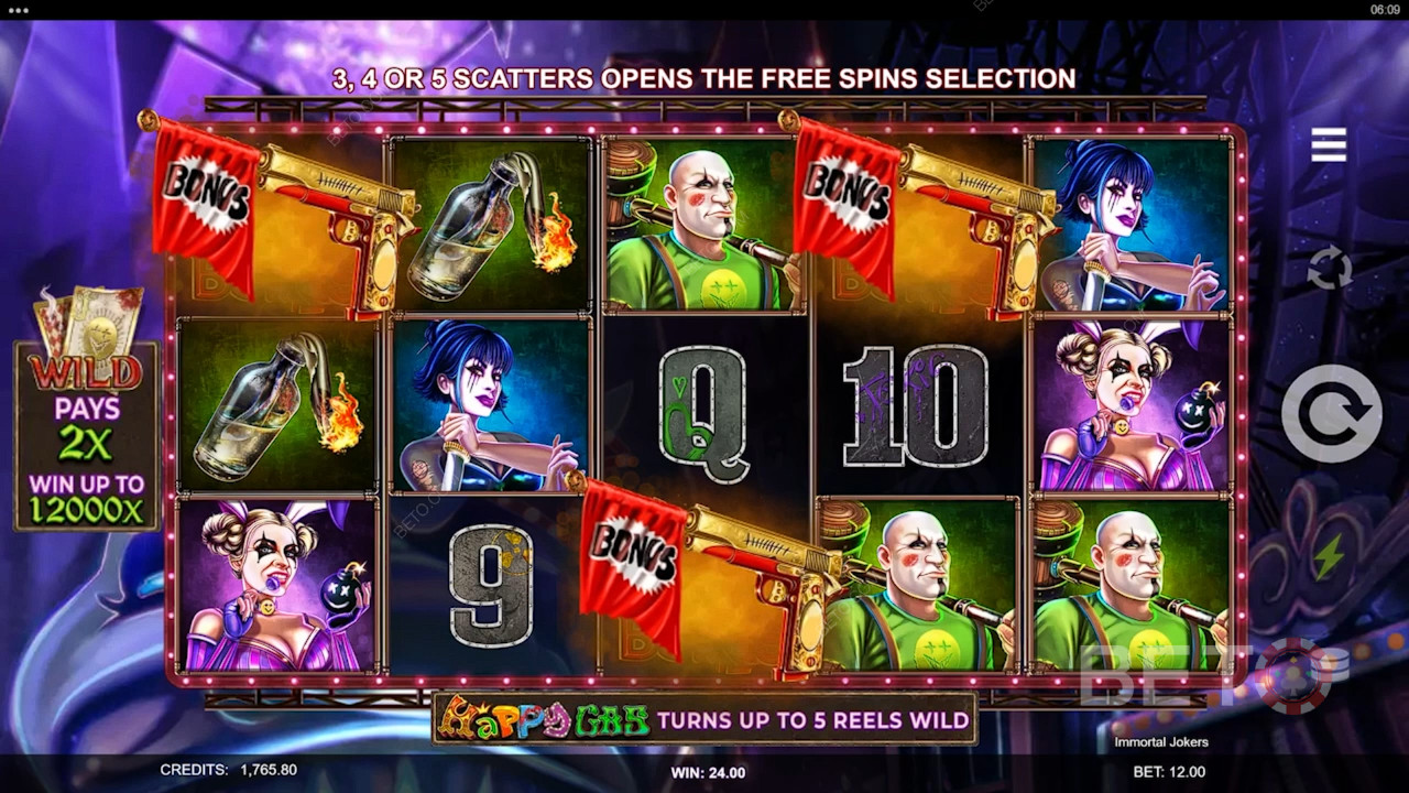 Recensione di Immortal Jokers da parte di BETO Slots