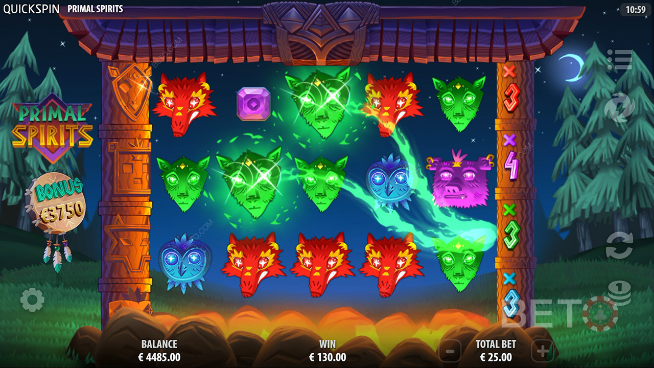 Recensione di Primal Spirits da parte di BETO Slots