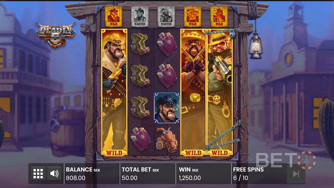 Deadly 5 Recensione di BETO Slots
