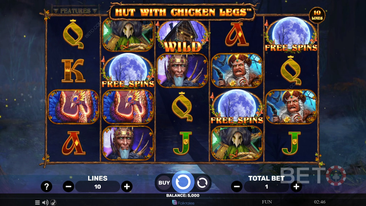 Hut With Chicken Legs Recensione di BETO Slots
