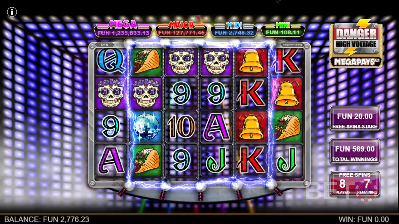 Pericolo Alta Tensione Megapays Recensione di BETO Slots