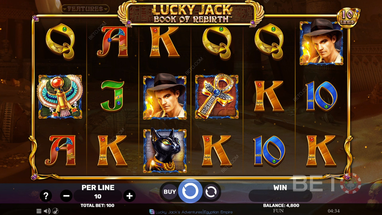 Lucky Jack - Book Of Rebirth Recensione di BETO Slots