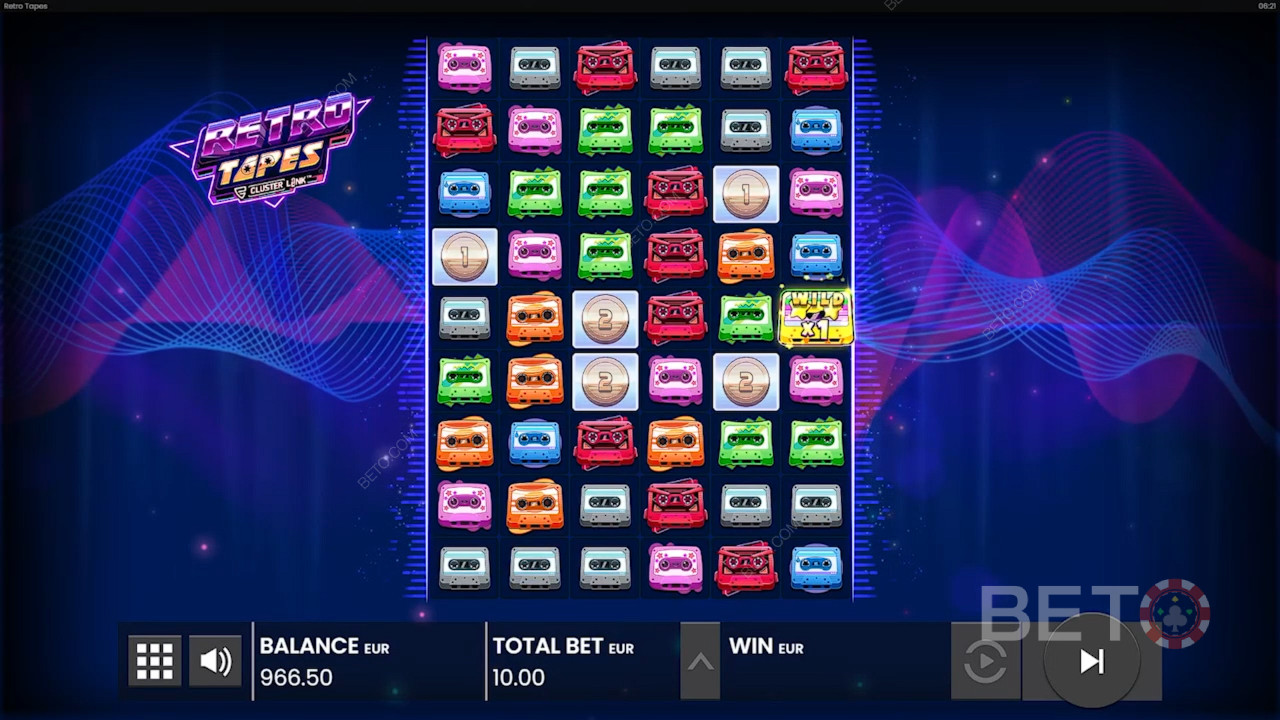Retro Tapes Cluster Link Recensione di BETO Slots