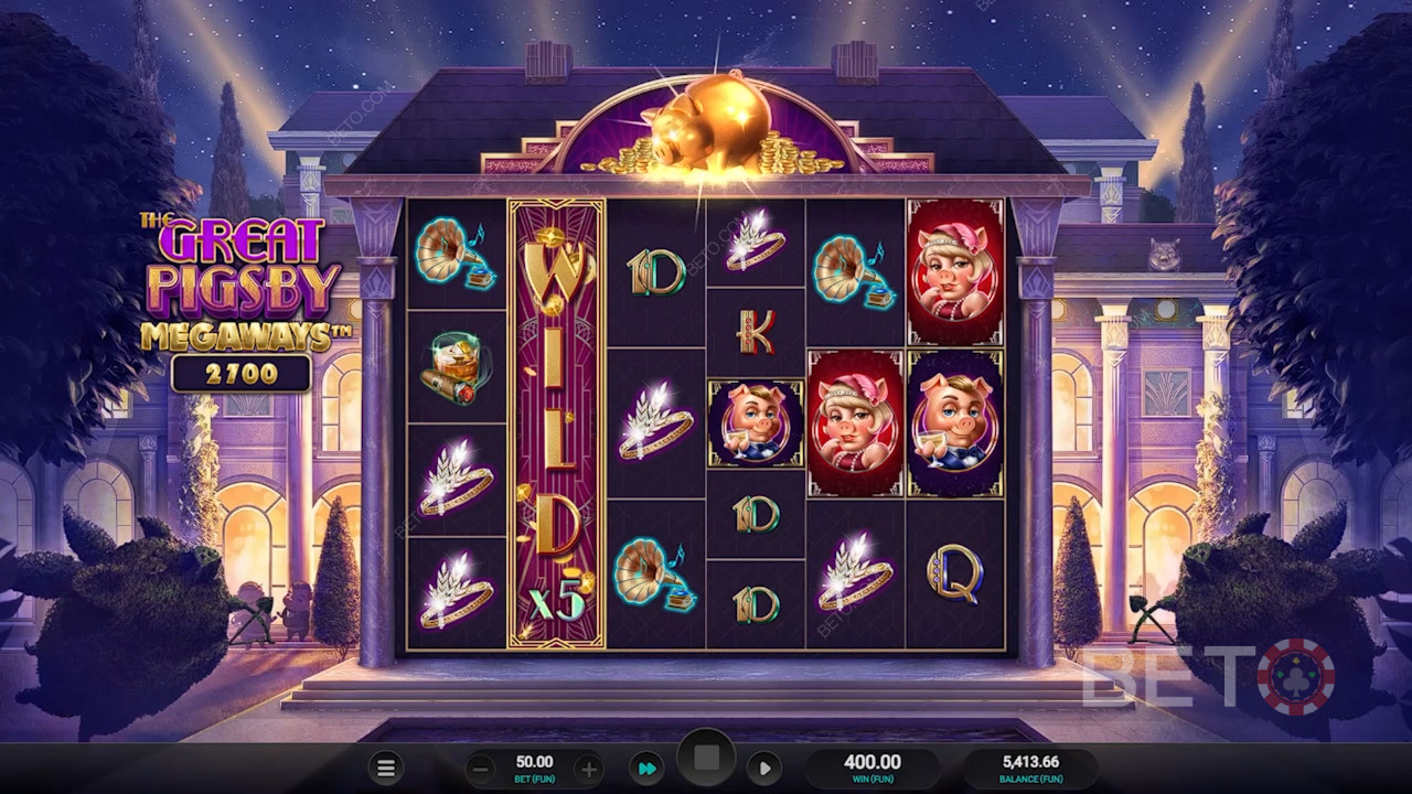 Il Grande Pigsby Megaways Recensione di BETO Slots