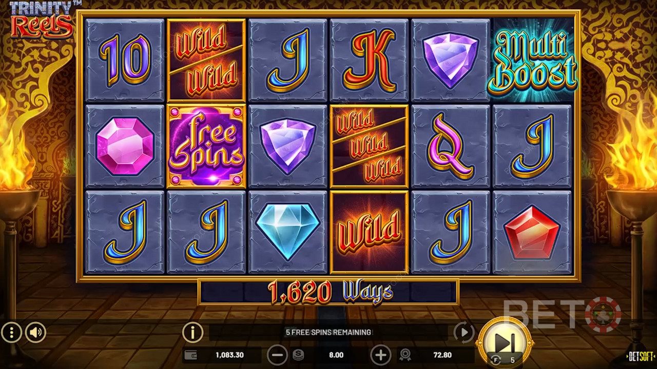Recensione di Trinity Reels da parte di BETO Slots