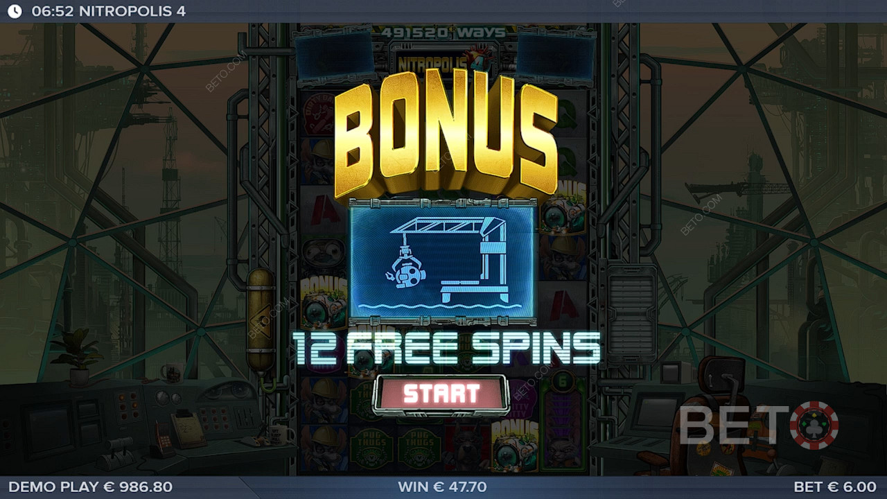 Vinci 50.000x la tua puntata nella slot machine Nitropolis 4!