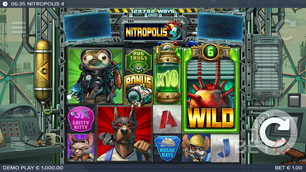 Nitropolis 4 Recensione di BETO Slots