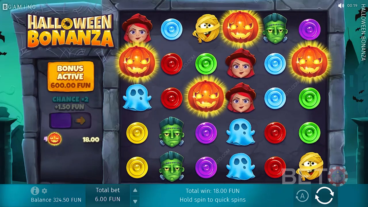 Halloween Bonanza Recensione di BETO Slots