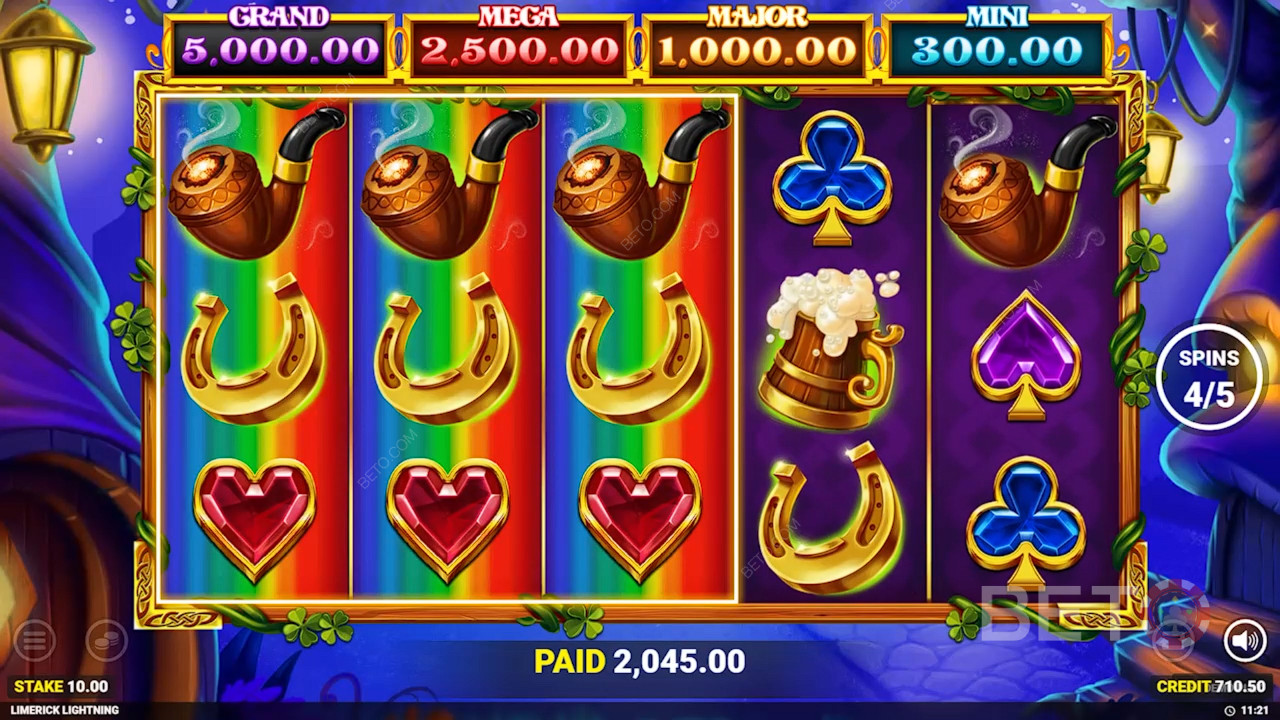Recensione di Limerick Lightning da parte di BETO Slots