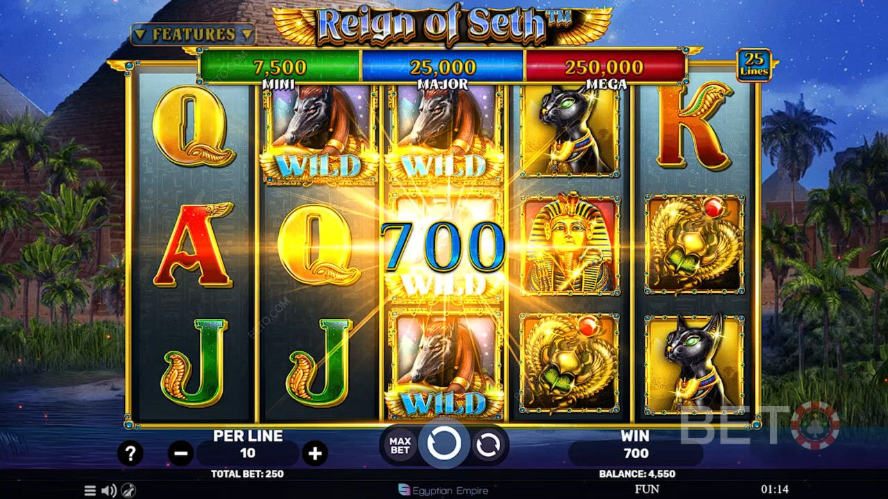 Reign of Seth Recensione di BETO Slots