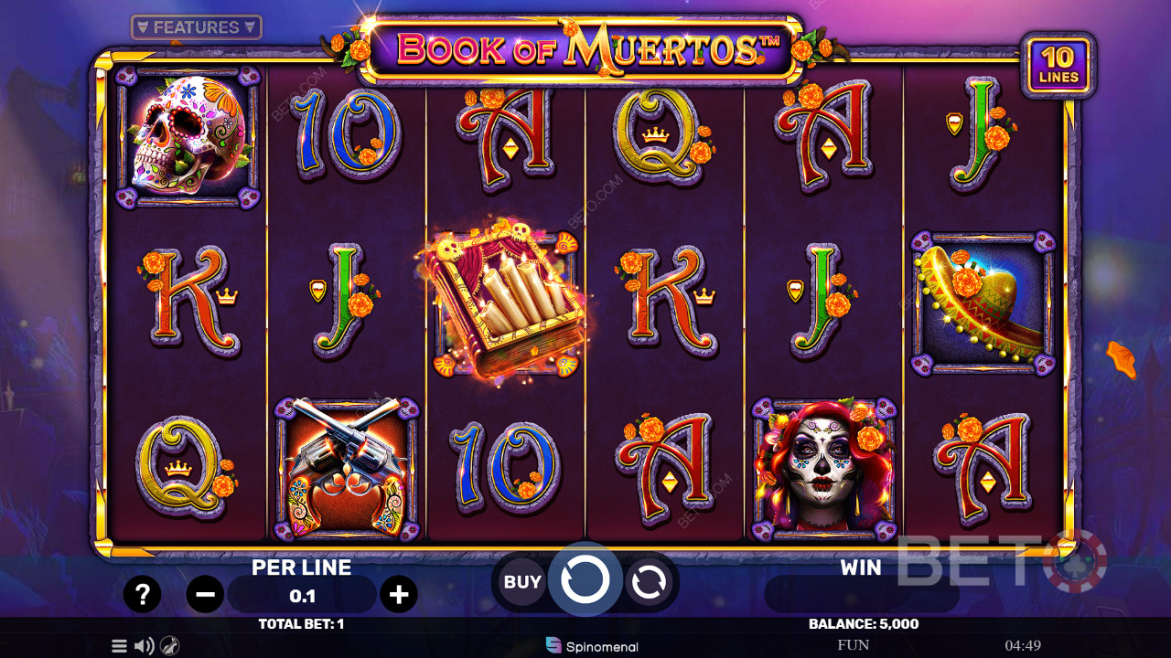 Book of Muertos Recensione di BETO Slots