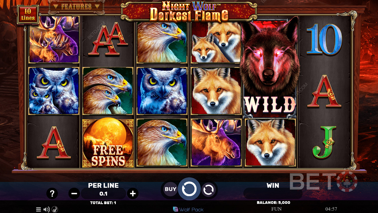 Night Wolf Darkest Flame Gioco Gratuito