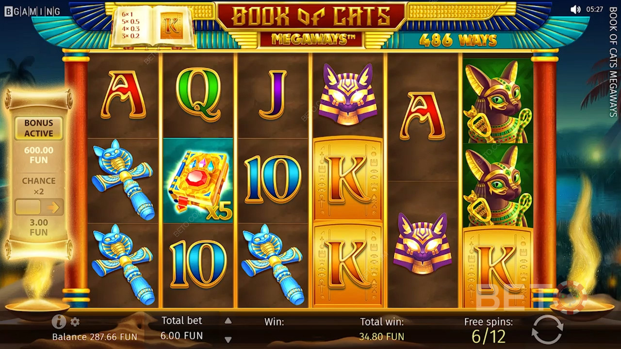 Book of Cats Megaways Recensione da BETO Slots