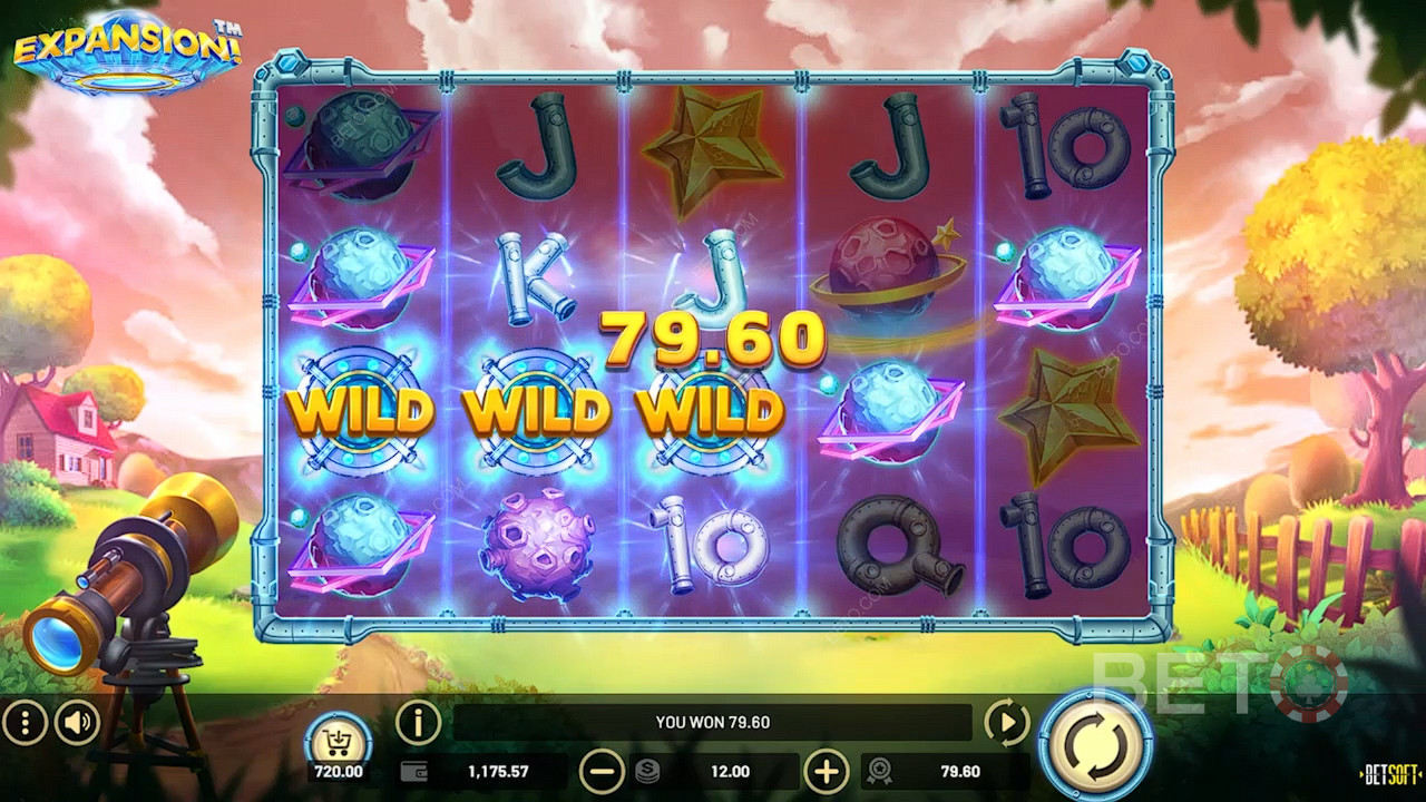 I simboli Wild creano facili vincite nella slot online Expansion!