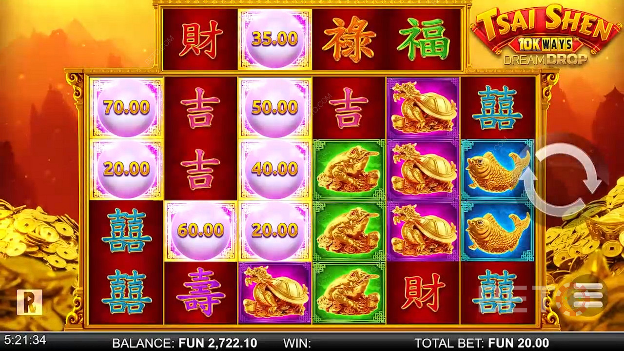 Tsai Shen 10K Ways Dream Drop Gioco Gratuito