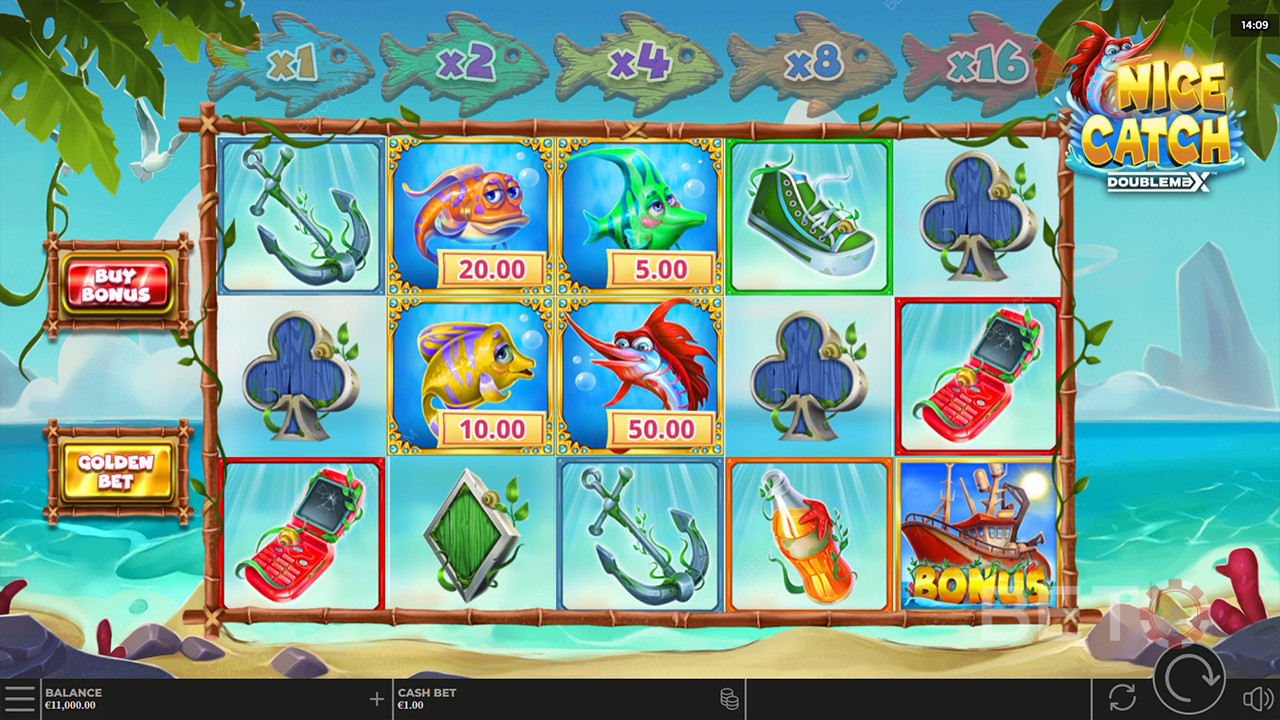 Recensione di Nice Catch DoubleMax da parte di BETO Slots