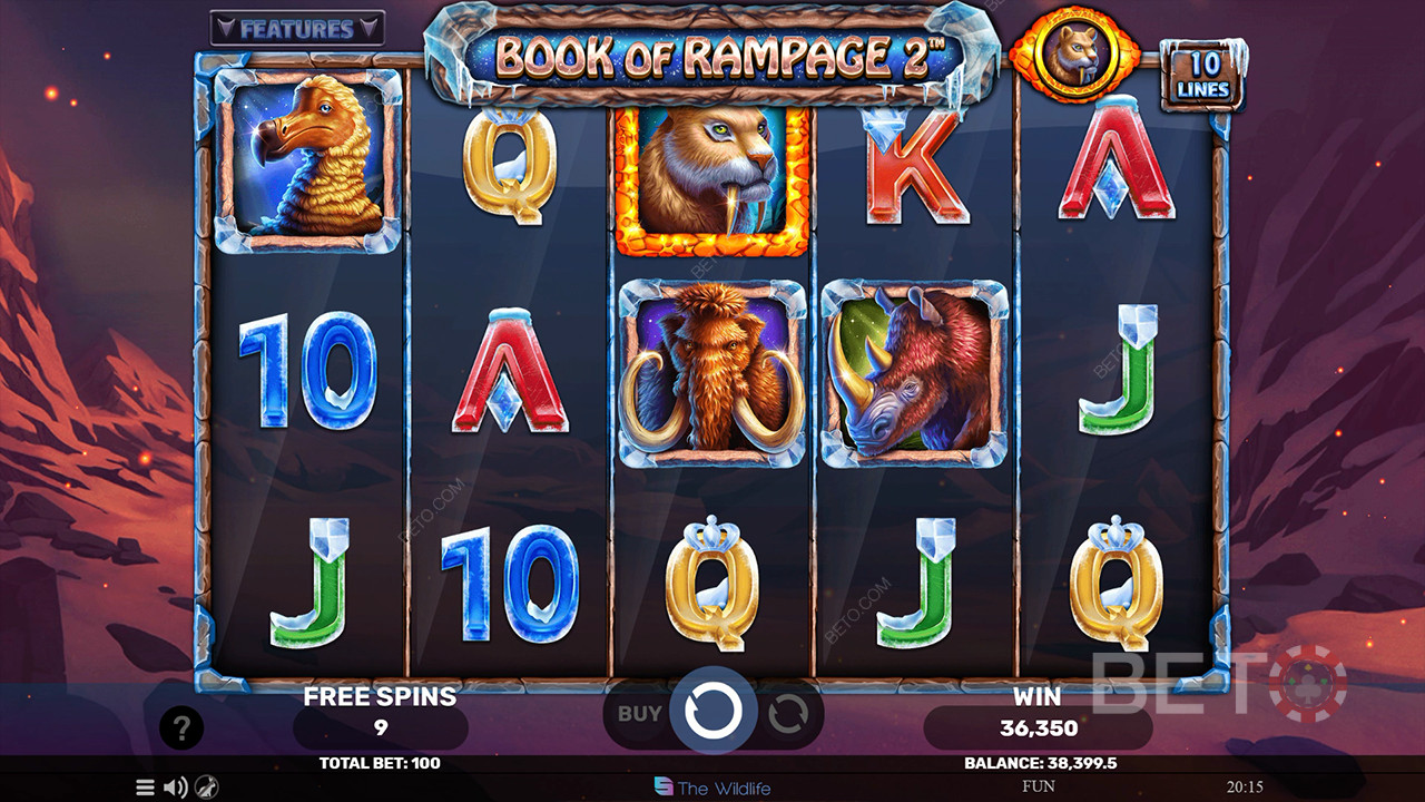 Book of Rampage 2 Recensione di BETO Slots
