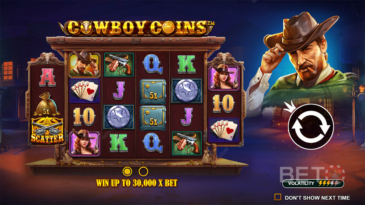 Verdetto per la slot machine Cowboy Coins