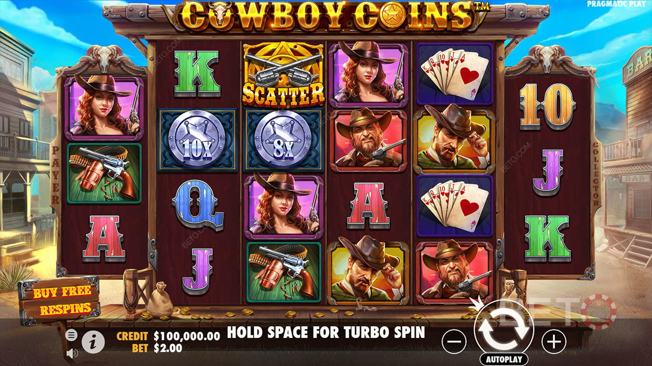 Recensione di Cowboy Coins da parte di BETO Slots