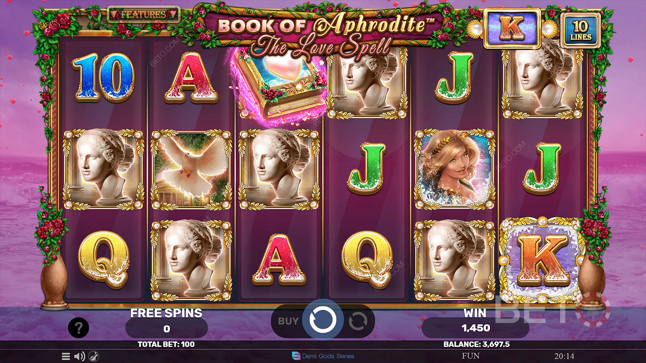 Book Of Aphrodite - The Love Spell Gioco Gratuito