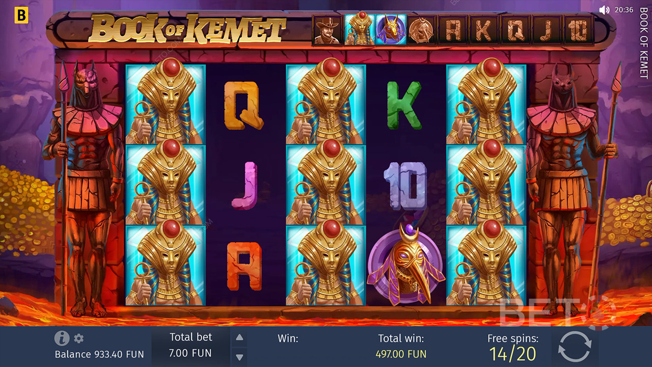 Recensione di Book of Kemet da parte di BETO Slots