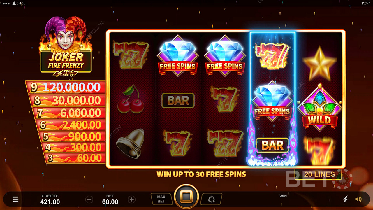 Joker Fire Frenzy Gioco Gratuito
