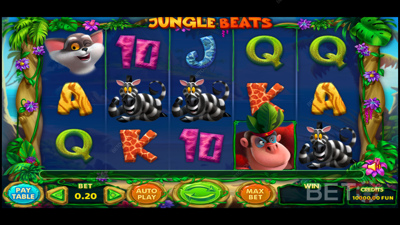 Jungle Beats Recensione di BETO Slots