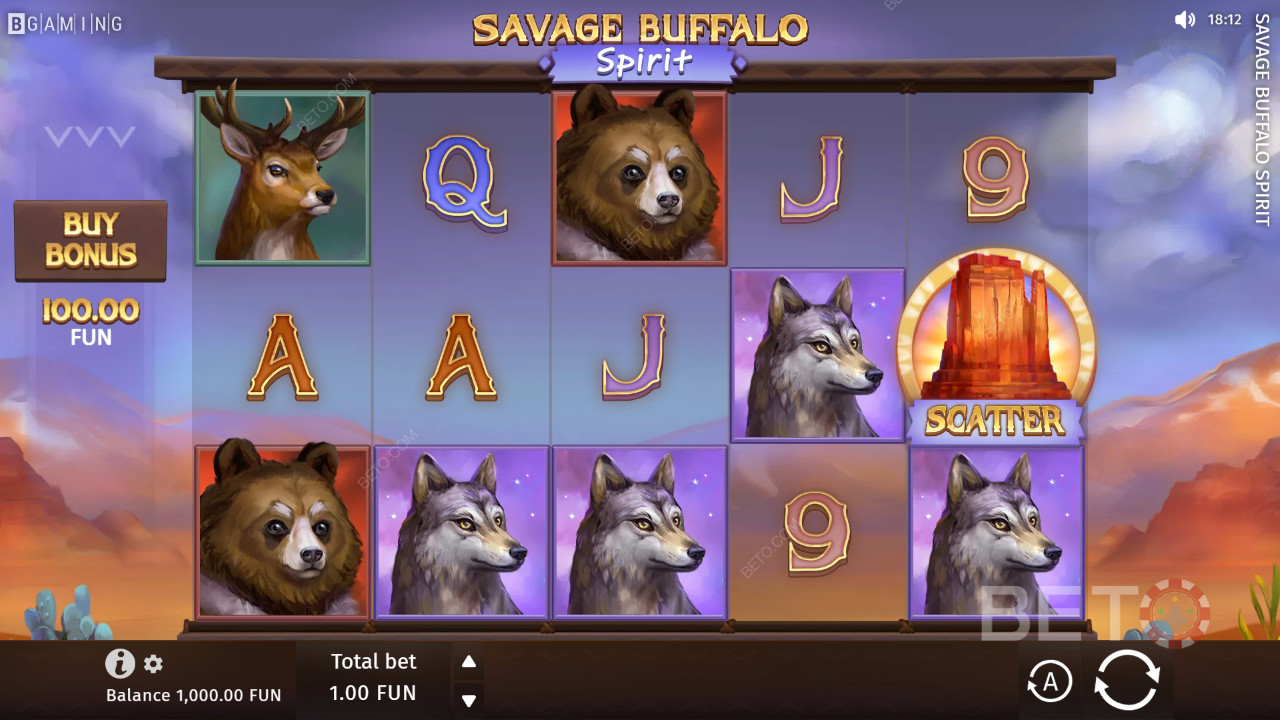 Savage Buffalo Spirit Recensione di BETO Slots