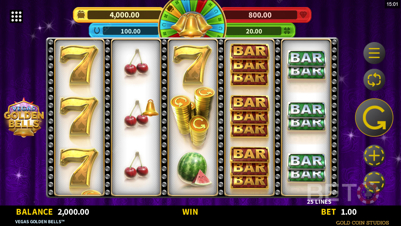Vegas Golden Bells Recensione di BETO Slots