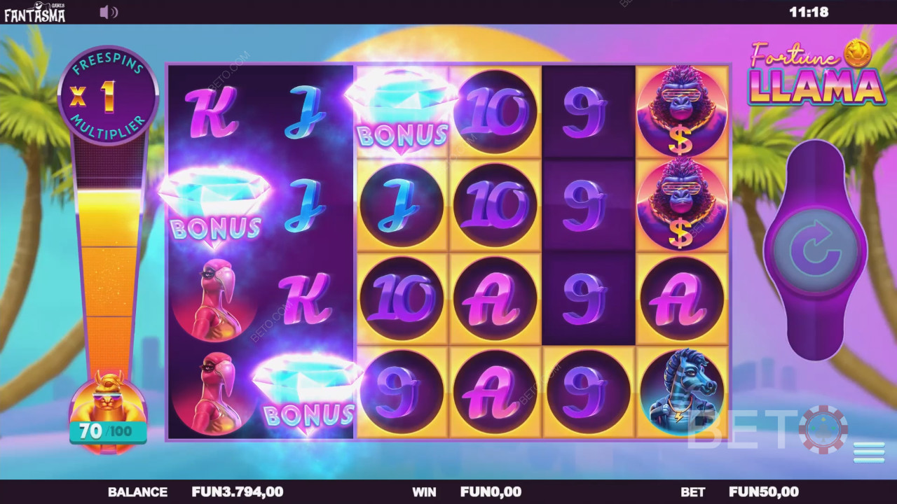 Recensione di Fortune Llama da parte di BETO Slots