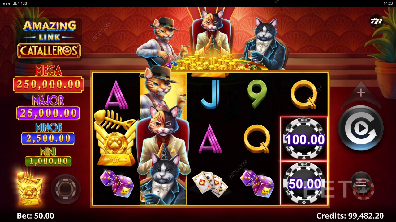 Recensione di Amazing Link Catalleros da parte di BETO Slots