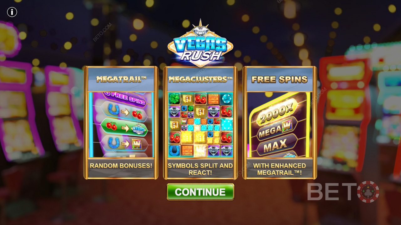 La slot online Vegas Rush è una delle migliori slot in termini di caratteristiche