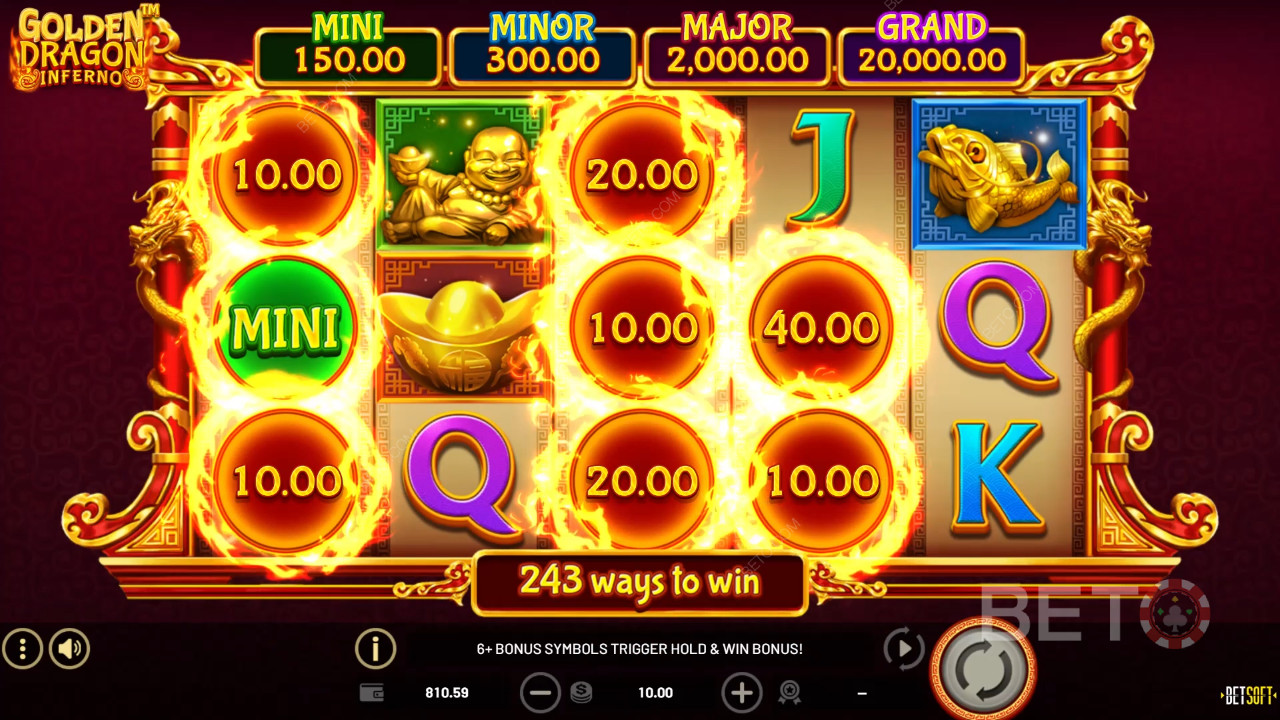 Recensione di Golden Dragon Inferno da parte di BETO Slots