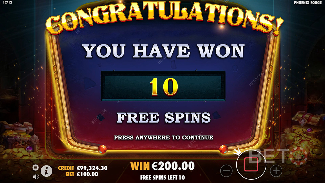 Vincete 5.000x la vostra puntata nella Video Slot Phoenix Forge!
