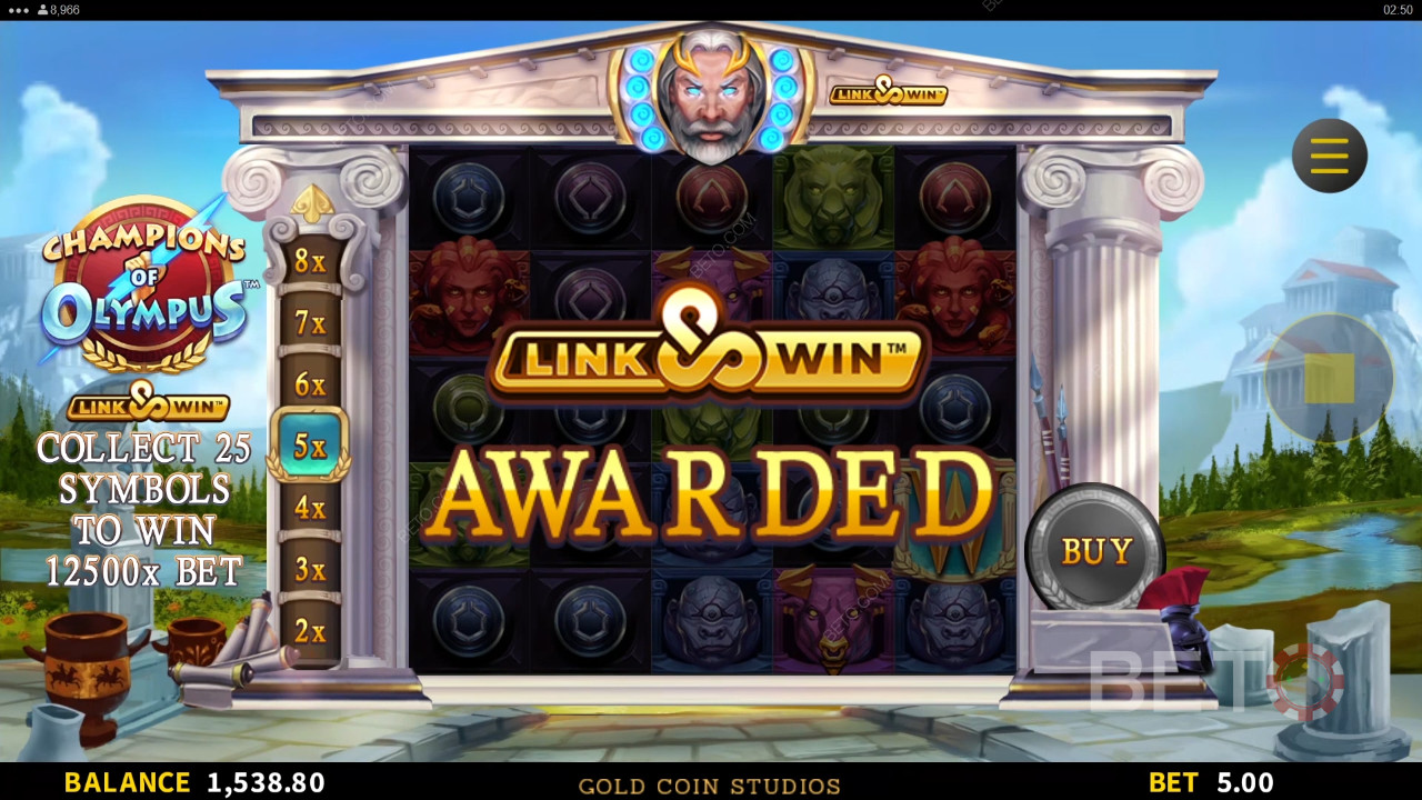 Champions of Olympus Recensione di BETO Slots