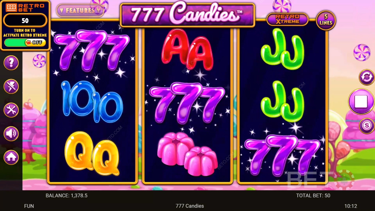 777 Candies Recensione di BETO Slots