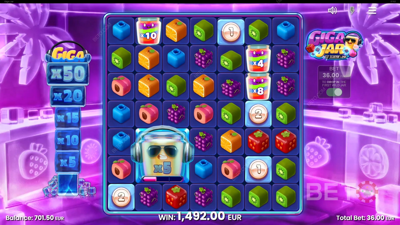 Giga Jar Cluster Link Recensione di BETO Slots