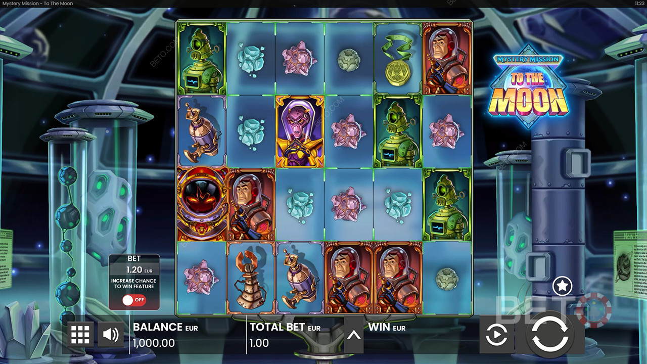 Come giocare a Push Gaming Missione misteriosa sulla Luna