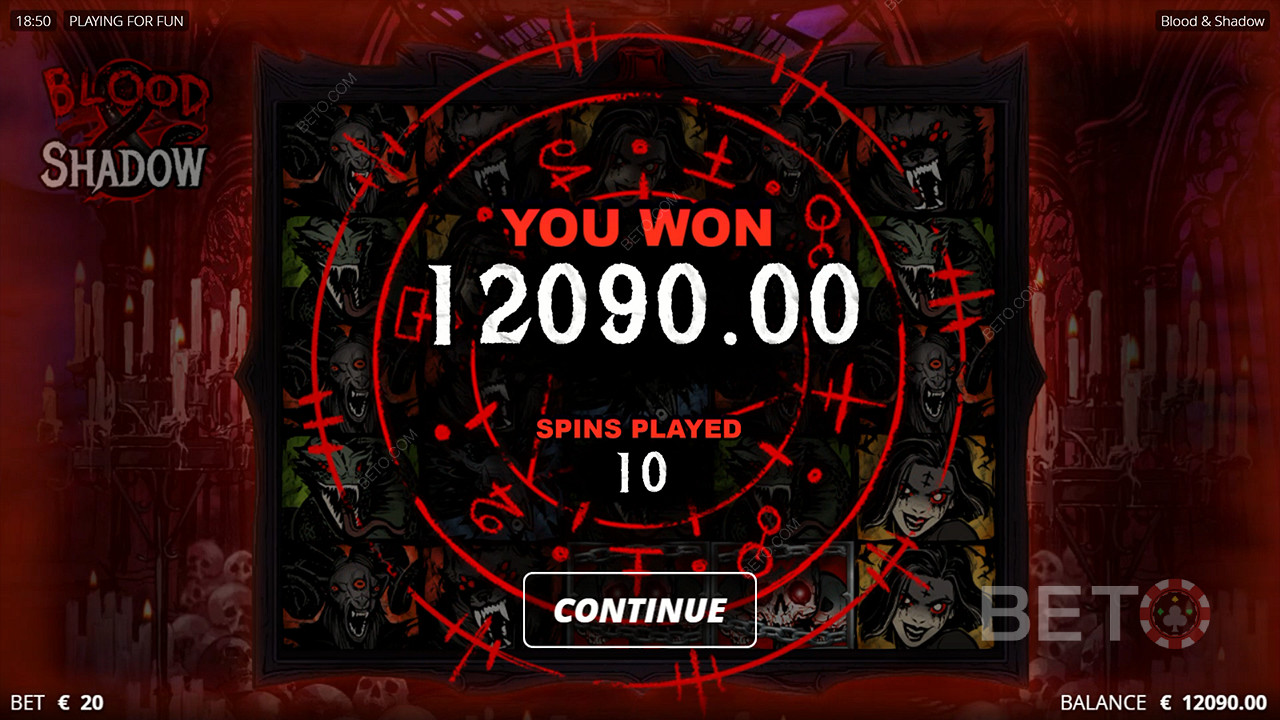 La video slot Blood and Shadow vale la pena?