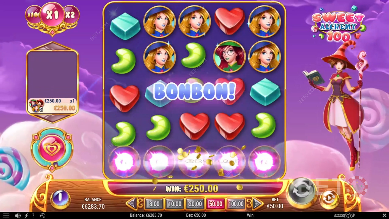 Sweet Alchemy 100 Recensione di BETO Slots