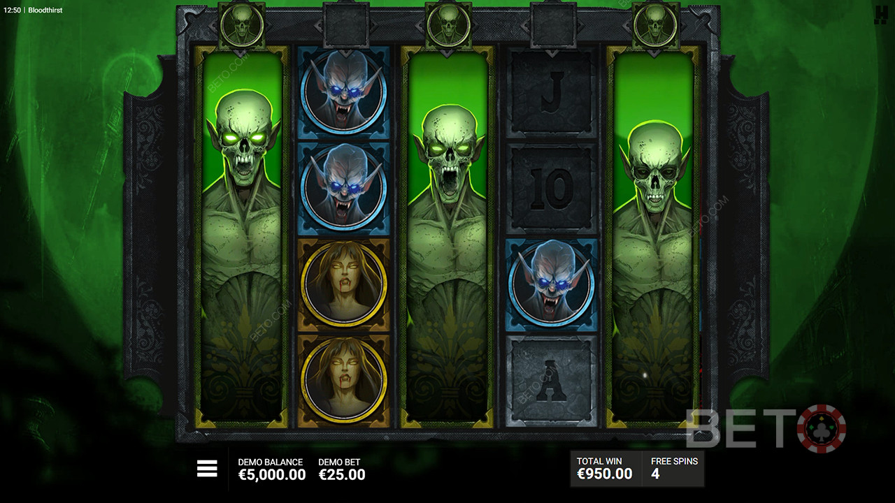 Recensione di Bloodthirst da parte di BETO Slots