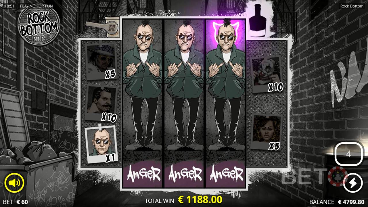 Rock Bottom Recensione di BETO Slots
