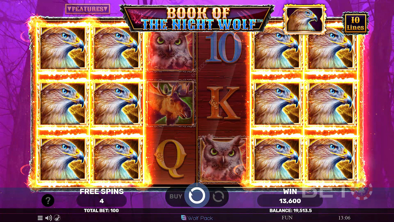 Recensione di Book of the Night Wolf da parte di BETO Slots