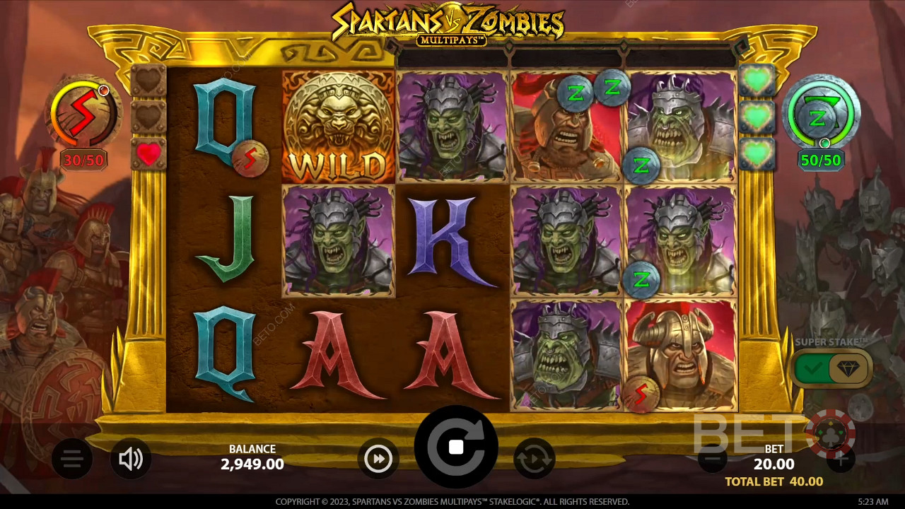 Spartans vs Zombies Gioco Gratuito
