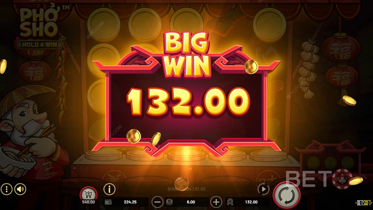 Vinci 4.000x la tua puntata nella slot online Pho Sho!