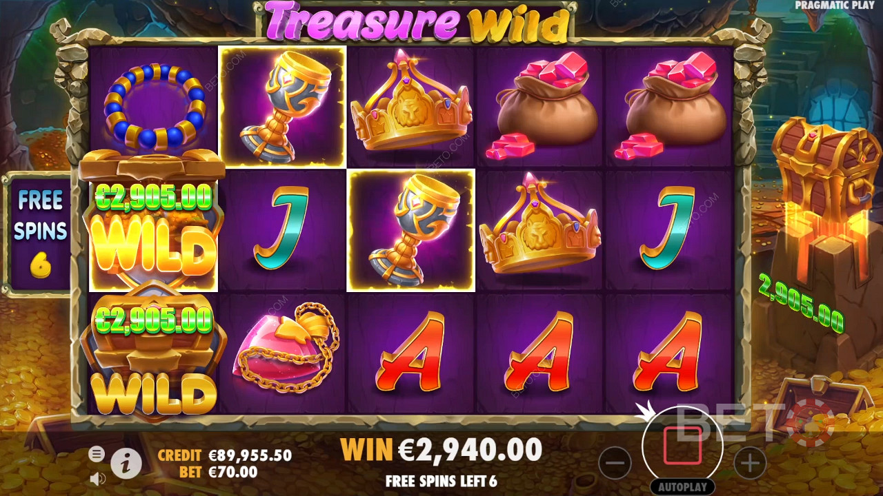 Recensione di Treasure Wild da parte di BETO Slots