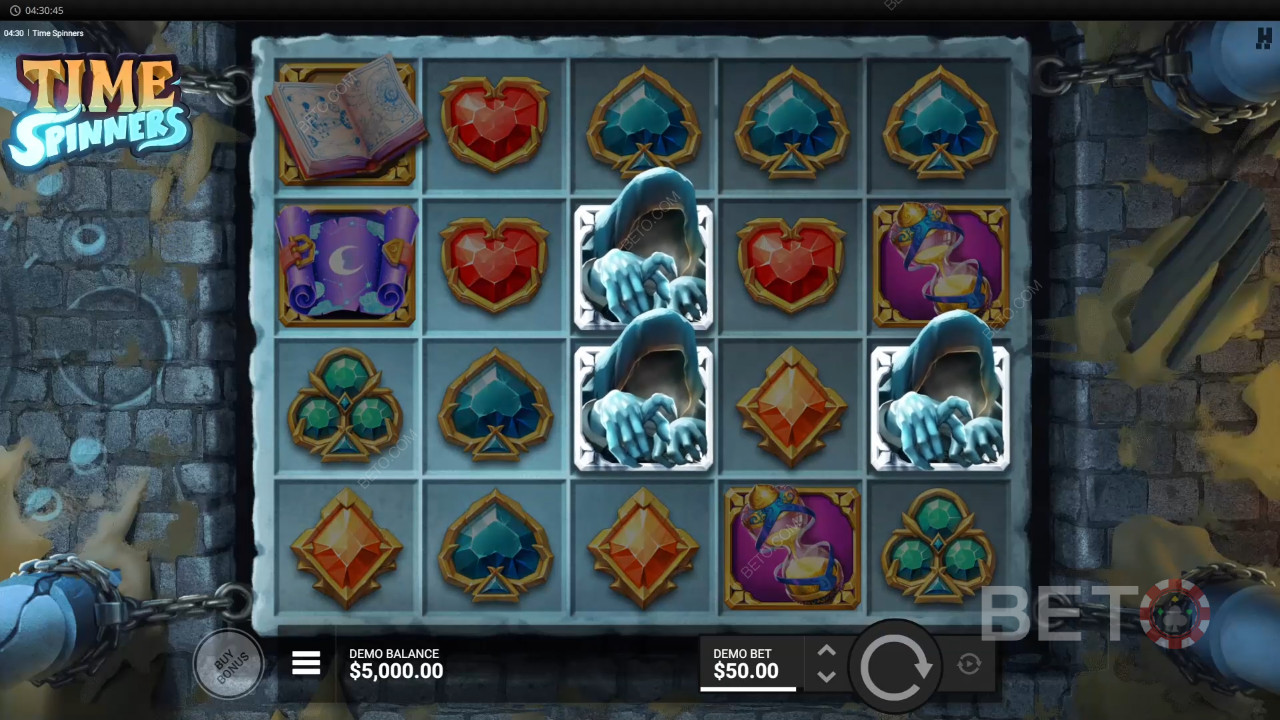 Time Spinners Recensione di BETO Slots