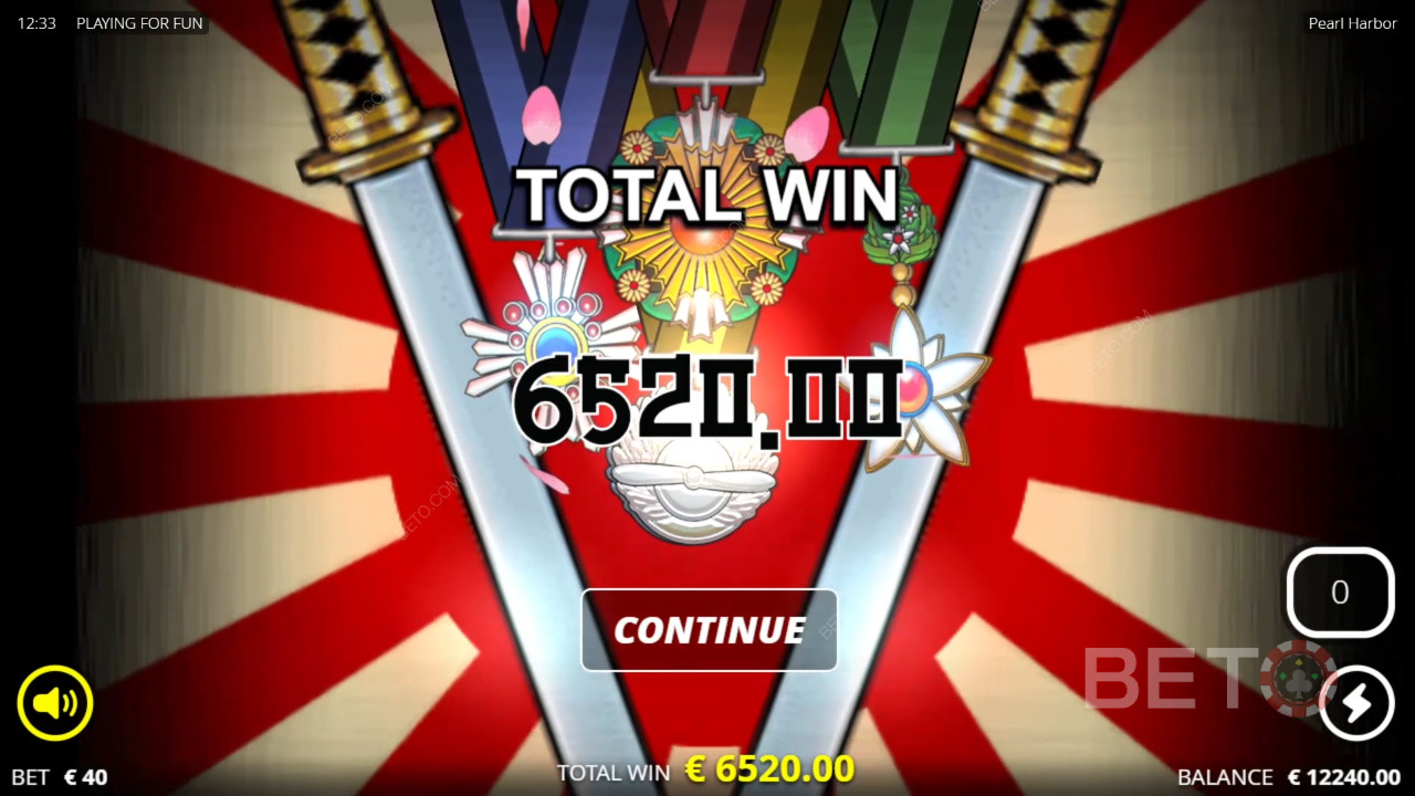 Vinci 41.127x la tua puntata nella slot Pearl Harbor!